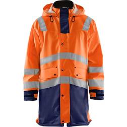 Blåkläder Huomiosadetakki 4326 Highvis, huomio-oranssi/sininen, koko