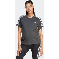 adidas Maternity Tee Maternity Black Melange White