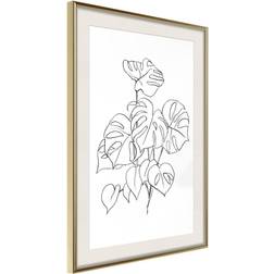 Artgeist Inramad Tavla Bouquet of Leaves 40x60 Poster