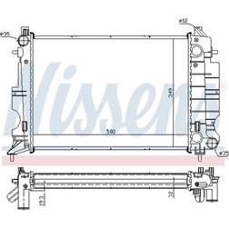 Kylare, motorkylning NISSENS 64037A