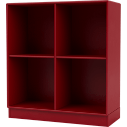 Montana Furniture Show Hylde 69,6 x 69,6 cm Sokkel 7 cm 165-Beetroot Bogreol 69.6cm