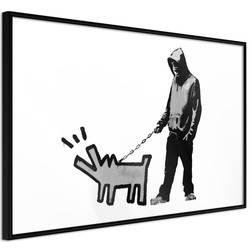 Artgeist Inramad Banksy: Choose Your Weapon Poster