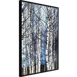 Artgeist Inramad Birch Trees Poster