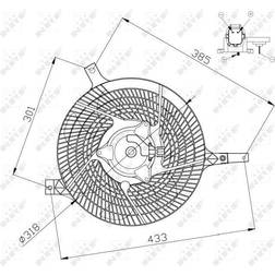 NRF Fläkt, kylare 47572