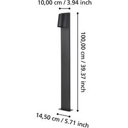 Eglo Stagnone Havelampe GU10 IP65 Sort Pullert