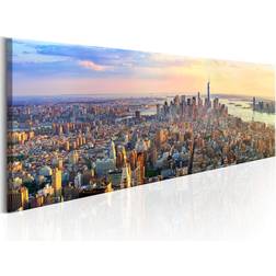 Artgeist Canvas - New York Panorama 120x40 Tavla