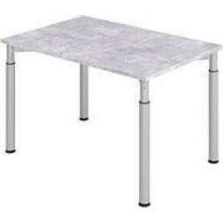 Hammerbacher Hammerbacher 120x80cm Beton/Silber Schreibtisch
