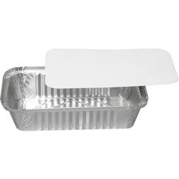 Abena Låg CaterLine 22x13,3cm hvid pap aluminium 1000 stk