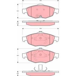 TRW Brake Pad brake GDB4125 GDB4125