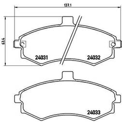 Brembo Scheibenbremse Vorderachse P 30