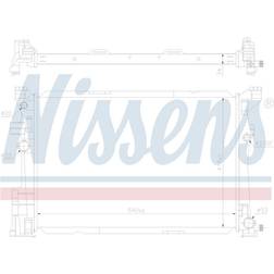 Nissens 67187 Kühler, Motorkühlung