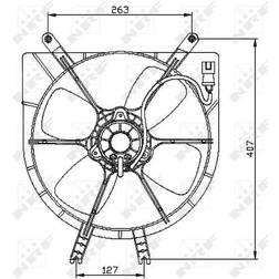 NRF Fläkt, kylare 47042