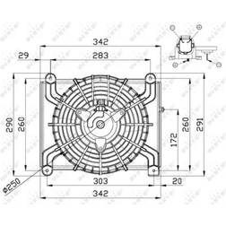 NRF Lüfter, Motorkühlung 47668