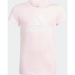 adidas T-Shirt Mädchen rosa/weiß mit Logo