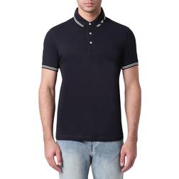 EA7 Men's Logo Polo Shirt - Blue/Aquila