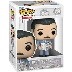 Funko Pop! Icons Disney 100 Walt Disney with Magazine