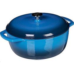 Amazon Basics Enameled Dutch Oven med låg