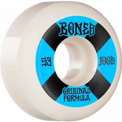 Bones Wheels OG Formula Skateboard Wheels 100 53mm V5 Sidecut 4pk Blue str. 53mm