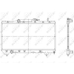 NRF Kühler, Motorkühlung 507590