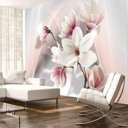 Artgeist Fototapet White magnolias 350 x 245 cm