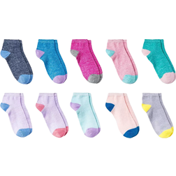 Cat & Jack Girl's Ankle Socks - 10pcs - Multi