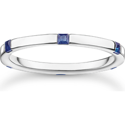 Thomas Sabo Ring with blue stones silver dark-blue TR2396-699-32-50