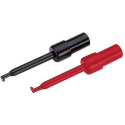 Voltcraft Prüfspitzen-Set Steckanschluss 2mm CAT I Schwarz, Rot