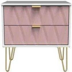 B&Q Diamond Ready Assembled 2 Midi Chest of Drawer