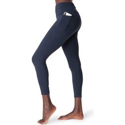 Sweaty Betty Damen Power 7/8 Workout-Leggings mit Seitentaschen, marineblau