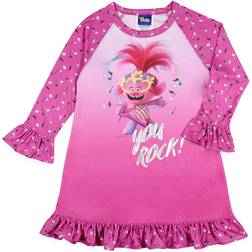 Dreamworks trolls toddler girls' poppy rock sleep pajama dress nightgown