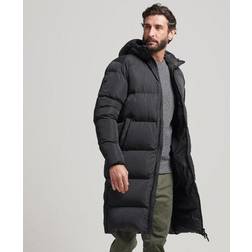 Superdry Longline Duvet Coat Black