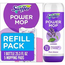 Swiffer PowerMop Mopping Pad and Cleaning Solution Kit, Lavender Scent 09117