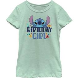 Fifth Sun Girl Lilo & Stitch Birthday Girl Stitch Graphic Tee Mint