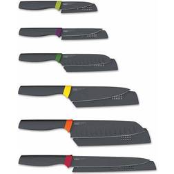 Joseph Joseph Elevate 98437 Paring Knife, Carving Knife, Santoku Knife, Bread Knife, Cooks Knife
