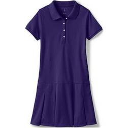 Girls 2-20 Lands' End School Uniform Mesh Polo Dress, Girl's, 12, Purple