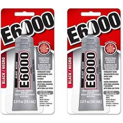 E6000 237039 Multipurpose Adhesive, Black, 2 oz Тwo Рack