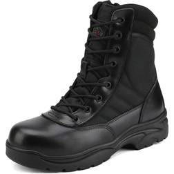 Nortiv8 Nortiv men's steel toe safety work boots anti-slip military tactical wide