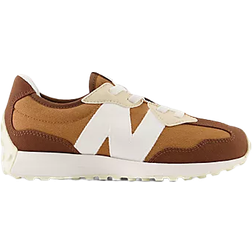 New Balance Kid's 327 Bungee Lace - True Brown with Tobacco