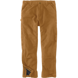 Carhartt Men's Loose Fit Natural-Rise Washed Duck Insulated Pants