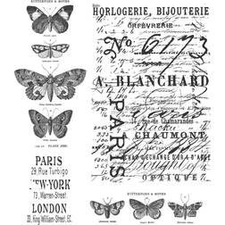 Tim Holtz Cling Stamps 7"X8.5"-Papillon