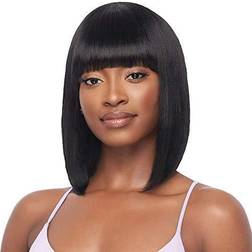 Outre Mytresses Purple Label Human Hair Full Wig STRAIGHT BOB 12 INCH NATURAL BLACK