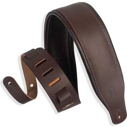 Levy's Leathers M26PD-DBR_DBR Top Grain Guitar Strap Dark Brown