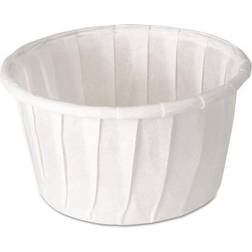 Solo Treated Paper Souffle Portion Cups, 1 1/4 Oz. White, 250/bag