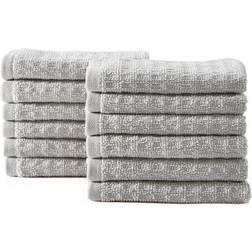 Tommy Bahama Northern Pacific 12-Piece Wash Guest Towel Gray