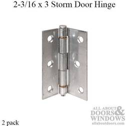 Prime-Line Screen Door Hinge with Brass Oilite Bearings 2-pack