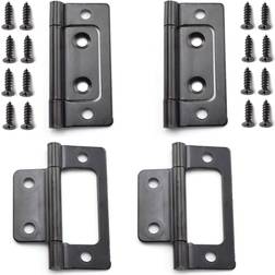 Non-Mortise Door Hinges Bifold Butt Cabinet Hinges with Screws Windows Cupboard etc. 2 0.9 1