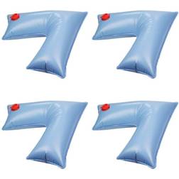 Swimline 2 x 2 ft corner water tube winterizing pool cover weight, blue 4 pack