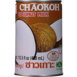 Chaokoh Unsweetened Coconut Milk 13.5 24/Case