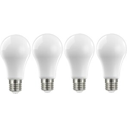 Satco Soft White 13.5 Watt A19 LED Bulb with 3000K and 1100 Lumens, Pack of 4