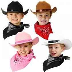 Aeromax Jr. cowboy hat w/bandanna costume accessory kids halloween